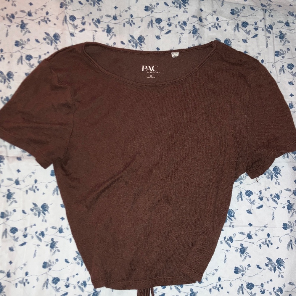 PacSun Brown Crop Top